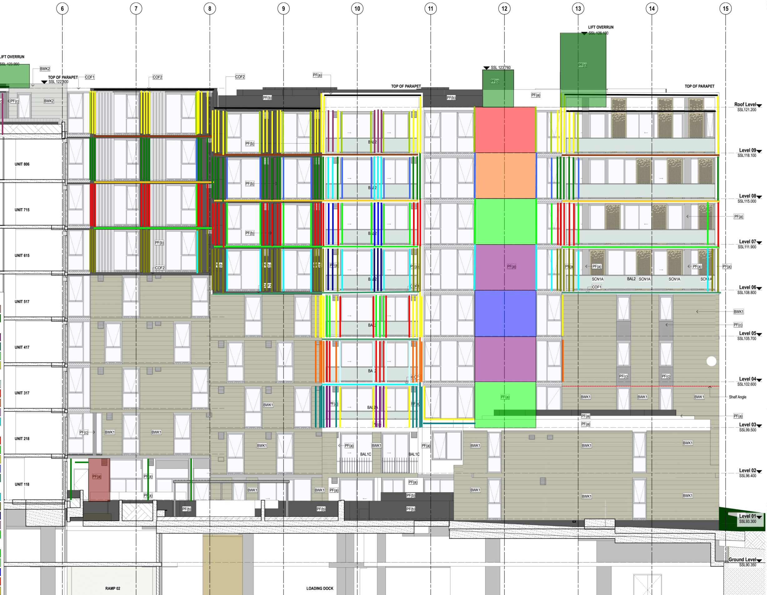 Render takeoff Facade