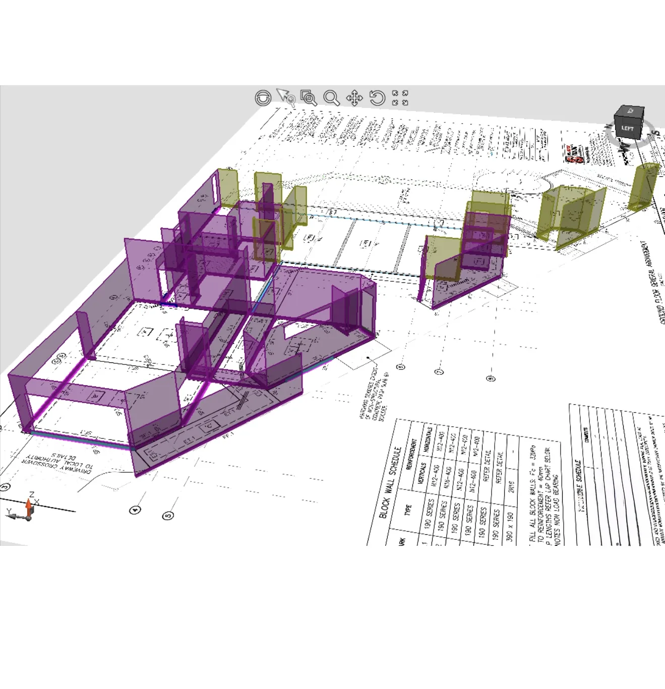 Drywall & Ceilings takeoff example